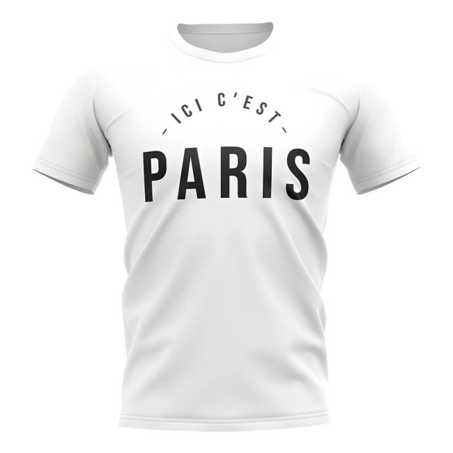 Messi Ici C\'est Paris T-Shirt (White)