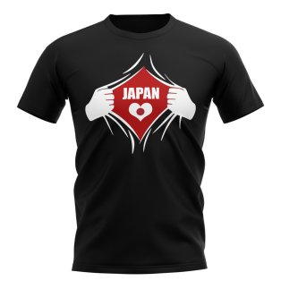 Japan Chest Badge T-Shirt (Black)