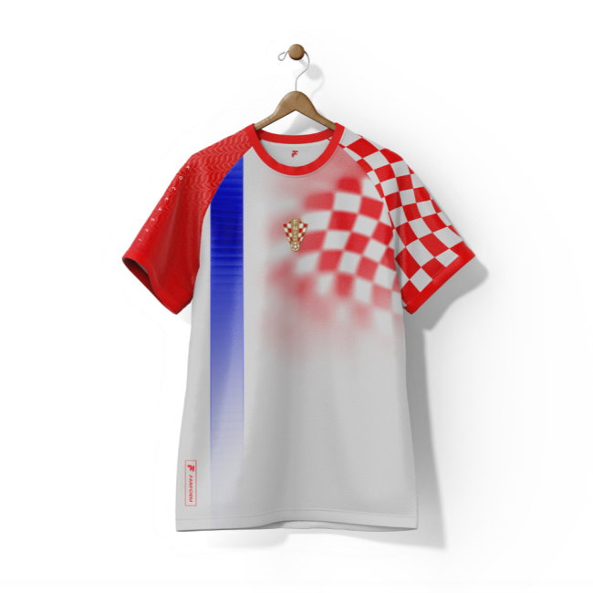 Croatia Vatreni Home Supporter Jersey Adult Short Sleeve