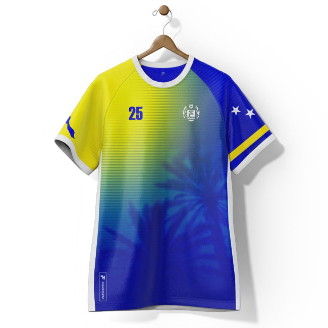 Curacao National Team Home Supporter Jersey Adult Short Sleeve