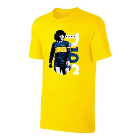 Boca D10S 21 t-shirt, yellow