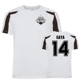 Jose Gaya Valencia Sports Training Jersey (White/Black)