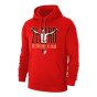 Milan Zlatan Welcome Back footer with hood, red