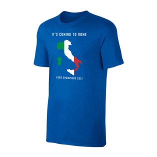 Italy IT\'S COMING TO ROME t-shirt, blue