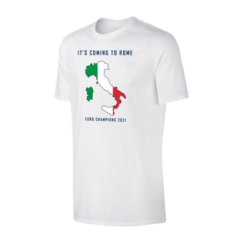 Italy IT\'S COMING TO ROME t-shirt, white