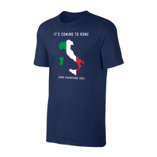 Italy IT\'S COMING TO ROME t-shirt, dark blue