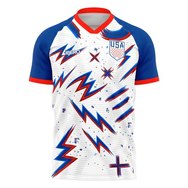 2025-2026 USA Pre-Match Concept Shirt Adult Short Sleeve