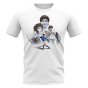 Diego Maradona Tribute T-Shirt (White)