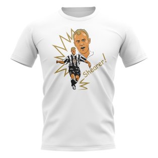 Alan Shearer Goalscorer T-Shirt (White)