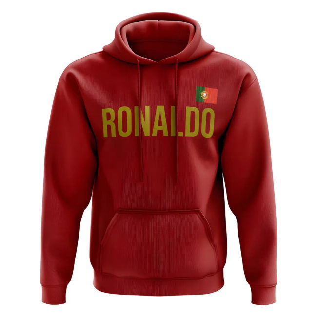 Cristiano Ronaldo Portugal Name Hoody (Red)