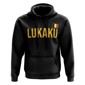 Romelu Lukaku Belgium name hoody (black)