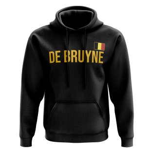 Kevin De Bruyne Belgium name hoody (black)