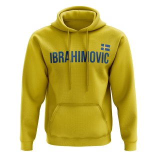 Zlatan Ibrahimovic Sweden name hoody (yellow)