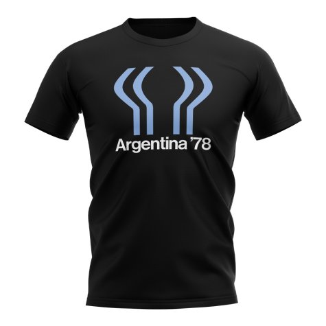 Argentina 1978 World Cup T-Shirt (Black)