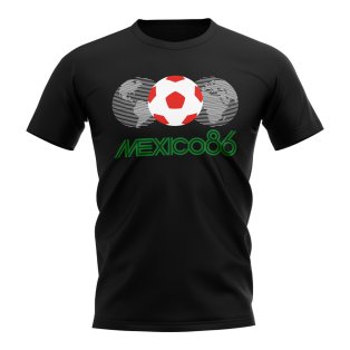Mexico 1986 World Cup T-Shirt (Black)