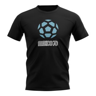 Mexico 1970 World Cup T-Shirt (Black)