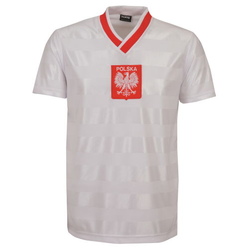 Poland 1986 Away Retro Football Shirt