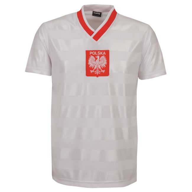 Poland 1986 Away Retro Football Shirt