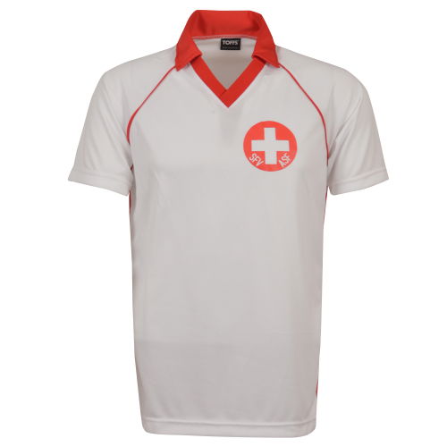 Switzerland 1980 Away Retro Football Shirt
