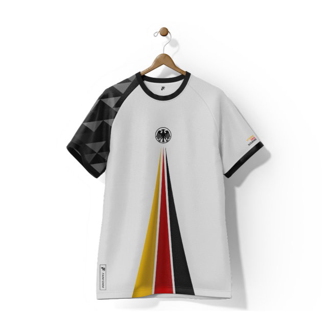 Germany Adler Home Supporter Jersey Adult Short Sleeve