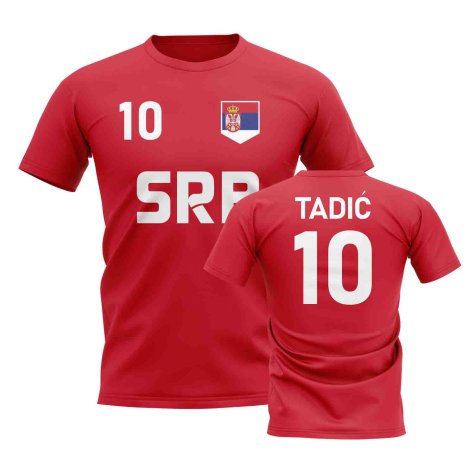 Dusan Tadic Country Code Hero T-Shirt (Red)