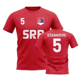 Dejan Stankovic Country Code Hero T-Shirt (Red)