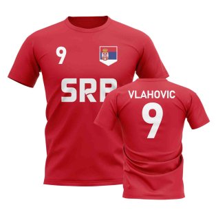 Dusan Vlahovic Country Code Hero T-Shirt (Red)