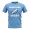 Argentina Rugby Ball T-Shirt (Sky Blue)