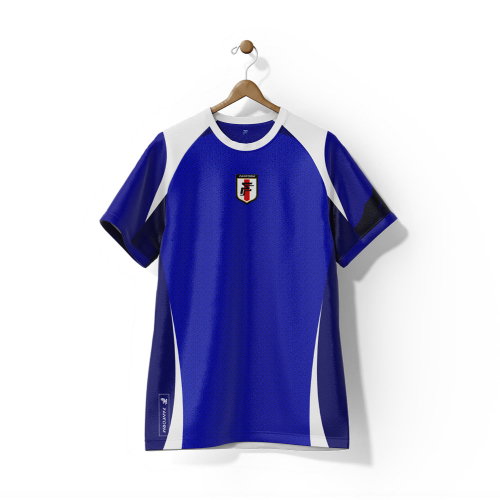 Japan Samurai Blue Home Supporter Jersey Adult Short Sleeve