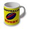 Australia Rugby Ball Mug (Yellow)