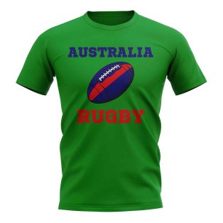 Australia Rugby Ball T-Shirt (Green)