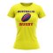 Australia Rugby Ball T-Shirt (Yellow) - Ladies