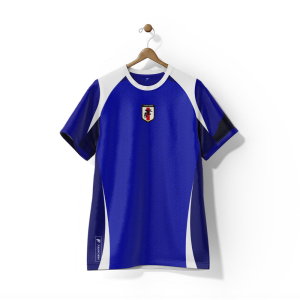 Japan Samurai Blue Home Supporter Jersey Kids Short Sleeve