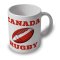 Canada Rugby Ball Mug (White)