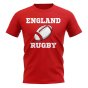 England Rugby Ball T-Shirt (Red)