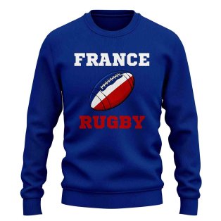 France Rugby Ball Sweatshirt (Blue)