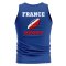 France Rugby Ball Tank Top (Blue)