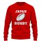 Japan Rugby Ball Sweatshirt (Red)