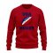 USA Rugby Ball Sweatshirt (Red)