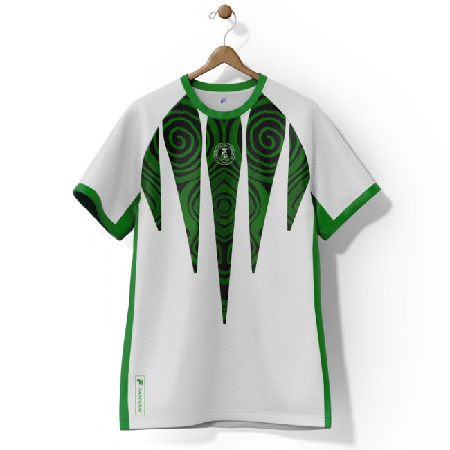 Nigeria Super Eagles Away Supporter Jersey Adult Short Sleeve