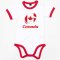 Canada Rugby Ringer Bodysuit - White/Red (Baby)