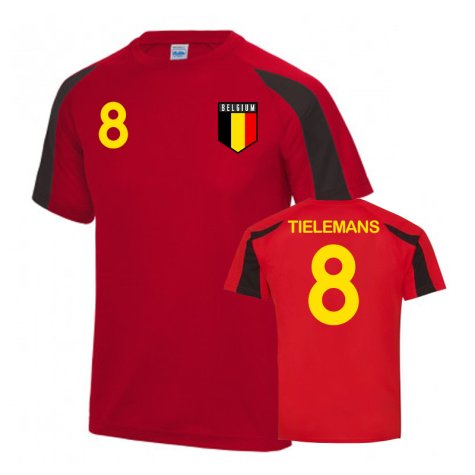 Belgium Sports Training Jersey (Tielemans 8)