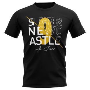 Alan Shearer Newcastle Graphic Signature T-Shirt (Black)