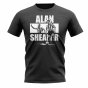 Alan Shearer Player Collage T-Shirt (Black)