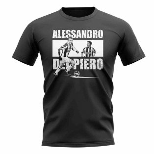 Alessandro Del Piero Player Collage T-Shirt (Black)