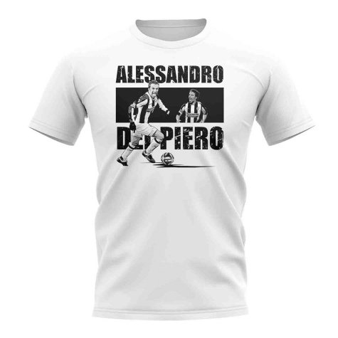 Alessandro Del Piero Player Collage T-Shirt (White)