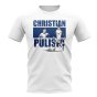 Christian Pulisic Player Collage T-Shirt (White)