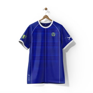 Scotland Tartan Army Home Supporter Jersey Adult Short Sleeve