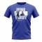 Jamie Vardy Player Collage T-Shirt (Blue)