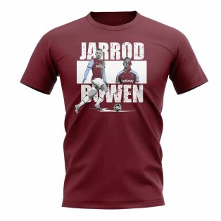 Jarred Bowen Player Collage T-Shirt (Maroon)